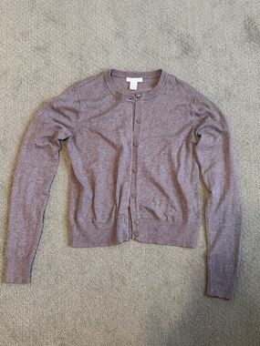 H&M light brown cardigan
